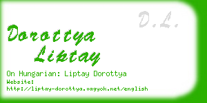 dorottya liptay business card